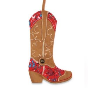 Pioneer Woman floral cowboy boot Christmas Stockings 20”